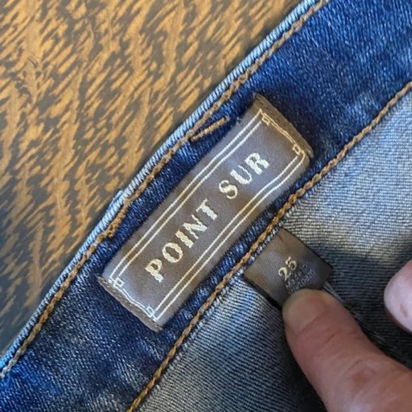 JCrew Point Sur Jeans with Frayed Hems, Size 25 - Picture 5 of 5